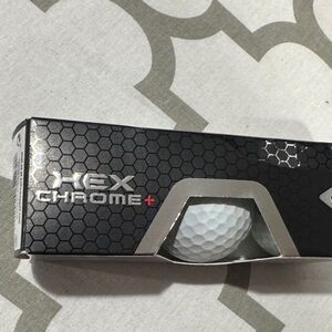 Chrome+ Golf Balls - White